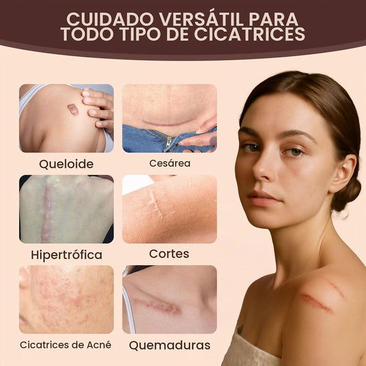 Barra de silicona para cicatrices