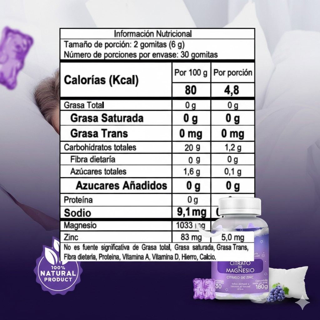 zzZ-Gummies®: Músculos relajados, descanso real