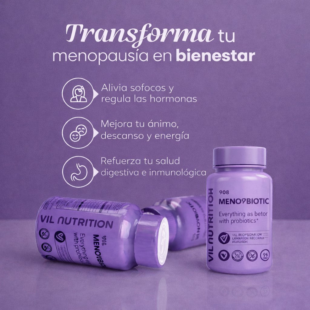 VIL MENOYBIOTIC®: Menopausia tranquila, pide la tuya