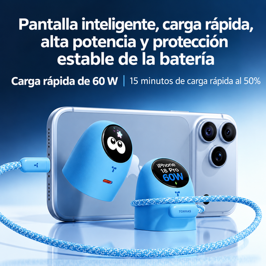 1. Voltix Buddy™ Cargador inteligente con una personalidad interactiva