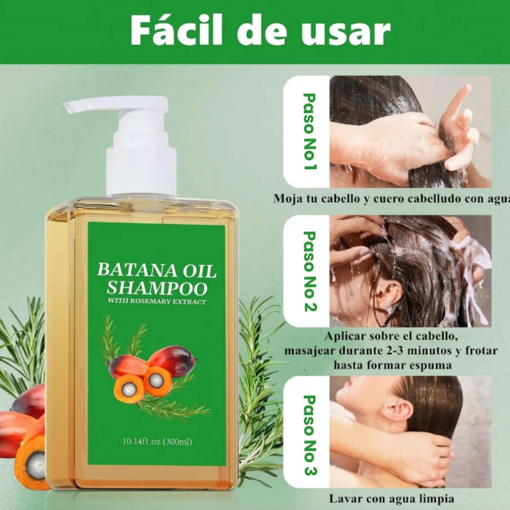 Shampoo de Batana - Restaura la vida que tu cabello perdió